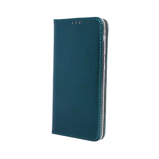 Portfele - Etui SAMSUNG GALAXY M52 5G Portfel z Klapką Skóra Ekologiczna Kabura Magnet Book ciemnozielone - grafika 1