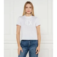 Koszulki i topy damskie - Armani Exchange T-shirt Regular Fit - miniaturka - grafika 1