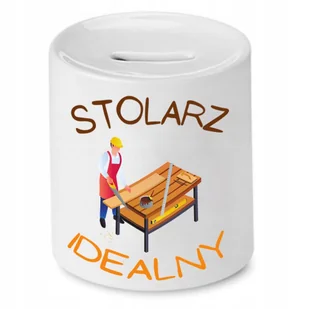 SKARBONKA PREZENT DLA STOLARZA IDEALNY z Nadrukiem ze Zdjęciem - Skarbonki - miniaturka - grafika 1