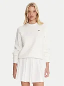 Bluzy damskie - Lacoste Bluza SF5245 Écru Relaxed Fit - miniaturka - grafika 1