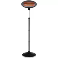 Ogrzewacze tarasowe - Grzejnik promiennikowy Czarny Zewnętrzny Z Regulacją - miniaturka - grafika 1