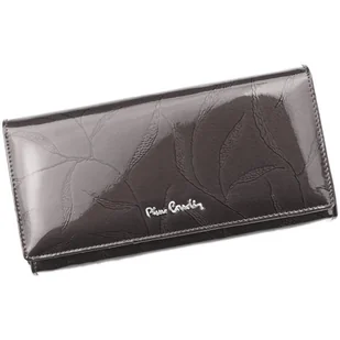 Pierre Cardin, Portfel skórzany damski, 02, Leaf 102, popielaty - Portfele - miniaturka - grafika 1