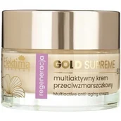 Kremy do twarzy - Efektima Gold Supreme Regeneracja 50+, multiaktywny krem przeciwzmarszczkowy, 24K+Ceramidy+Lilia, 50 ml - miniaturka - grafika 1