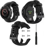 Akcesoria do smartwatchy - Opaska / Pasek silikonowy do Suunto 5 Czarny Braders - miniaturka - grafika 1