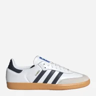 Trampki męskie - Tenisówki męskie do kostki adidas Originals Samba OG IF3814 46.5 (11.5UK) Biały/Ciemnogranatowy (4066759174795) - miniaturka - grafika 1