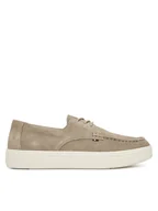 Półbuty męskie - Tommy Hilfiger Półbuty Casual Suede Stitch Toe Hybrid FM0FM05707 Beżowy - miniaturka - grafika 1