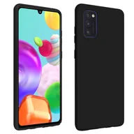 Etui i futerały do telefonów - Tylna obudowa Samsung Galaxy A41 Półsztywne silikonowe wykończenie Soft-Touch Czarna - miniaturka - grafika 1