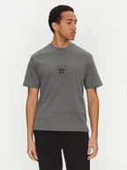 Koszulki męskie - HUGO T-Shirt Debostac 50535499 Szary Relaxed Fit - miniaturka - grafika 1