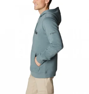 Męska bluza dresowa nierozpinana z kapturem COLUMBIA CSC Basic Logo II Hoodie - Bluzy sportowe męskie - miniaturka - grafika 1