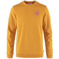 Bluzy sportowe męskie - Męska bluza Fjällräven 1960 Logo Badge Sweater Rozmiar: M / Kolor: żółty - miniaturka - grafika 1