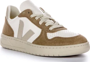 Veja V 10 ChromeFree zamszowe skórzane sneakersy damskie w kolorze białym - undefined / white - Sneakersy damskie - miniaturka - grafika 1