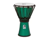 Instrumenty perkusyjne - Toca Dźwięk 7mg 7-inch Freestyle Color TOCA tfcdj Djembe  Metallic Green TO803298 - miniaturka - grafika 1