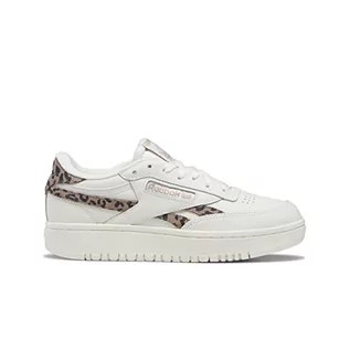 Sneakersy damskie - Reebok Damskie sneakersy Club C Double Revenge, Kreda taupe Core czarny, 42.5 EU - grafika 1