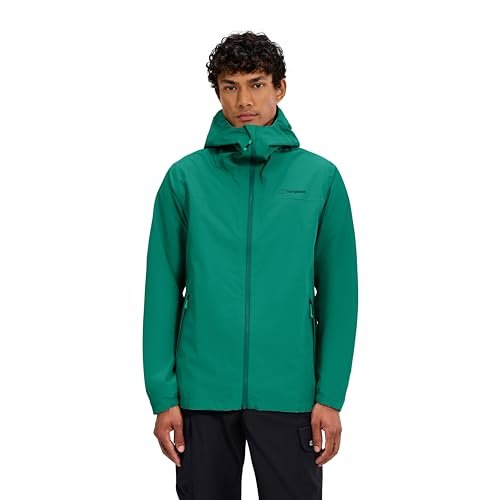 Berghaus Męska kurtka Deluge Pro 3.0, zielona (Meadow Green), XS
