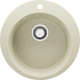 Zlew BRANDE JOY ROND 500-45 BEIGE (beżowy) - Zlewozmywaki - miniaturka - grafika 1