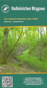 Nadleśnictwo Mrągowo. Mapa turystyczno-krajoznawcza 1:55 000 - Mapy i plansze edukacyjne - miniaturka - grafika 1