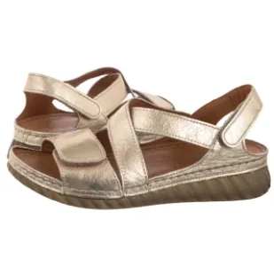 Sandały Złote L6848-25/00-1 (MA1380-a) Maciejka - Sandały damskie - miniaturka - grafika 1