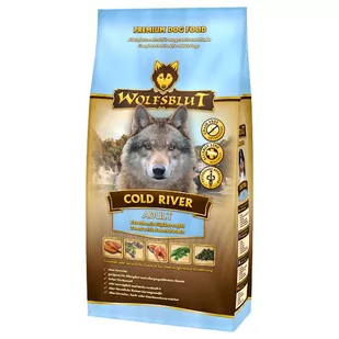 Wolfblut Cold River pstrąg i bataty 12,5kg - Sucha karma dla psów - miniaturka - grafika 1