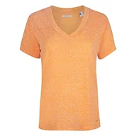 Koszulki i topy damskie - O'Neill O'Neill T-shirt damski Essentialls V-neck pomarańczowa Blazing Orange L 1A7360 - miniaturka - grafika 1