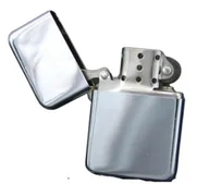 Trafika - Zapalniczka Benzynowa Gentelo Srebrna - miniaturka - grafika 1