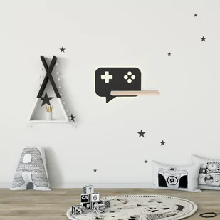 Candellux Lampa Console Kinkiet Ścienny 5W Led Iq Kids Czarny 21-75628 - Lampy ścienne - miniaturka - grafika 1