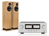 Zestawy stereo - Luxman L-505Z (srebrny) + Response D20R (dąb) - miniaturka - grafika 1