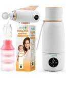 Podgrzewacze butelek i sterylizatory - Podgrzewacz do butelek podróżnych z szybkim ciepłem do mleka matki - miniaturka - grafika 1