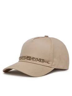 Guess Czapka z daszkiem AW5281 COT01 Beżowy - Czapki damskie - miniaturka - grafika 1