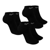 Skarpetki dla dzieci - Skarpetki GymBeam Ankle Socks 3Pack Black L - miniaturka - grafika 1