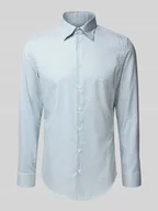 Koszule męskie - Koszula biznesowa o kroju slim fit z listwą guzikową - miniaturka - grafika 1