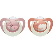 Smoczki uspokajające - NUK First Choice Night 6-18 m smoczek 2 szt. - miniaturka - grafika 1