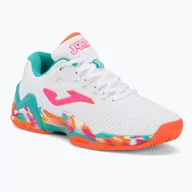 Buty sportowe damskie - Buty do tenisa damskie Joma Ace Lady C white/orange - miniaturka - grafika 1