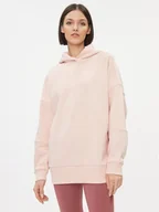 Bluzy damskie - Reebok Bluza Lux IL2104 Różowy Oversize - miniaturka - grafika 1