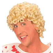 Dodatki do strojów karnawałowych - PERUKA AMOR KUPIDYN BLOND - miniaturka - grafika 1