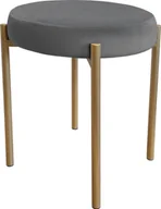 Taborety i hokery - Atos TABORET DIOR STOŁEK LOFT metal podstawa złota BL14 - miniaturka - grafika 1