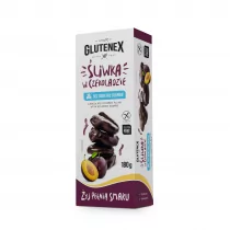 Glutenex Śliwka w czekoladzie bez dodatku cukrów 180 g - Bakalie - miniaturka - grafika 1
