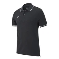 Koszulki sportowe męskie - Nike, Koszulka męska, Y Polo Team Club 19 SS, szary, rozmiar M - miniaturka - grafika 1