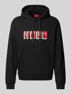 Bluza z kapturem i nadrukiem z logo model ‘Diqerio’ - Koszulki męskie - miniaturka - grafika 1