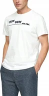 Koszulki męskie - s.Oliver t-shirt męski biały M/38 - miniaturka - grafika 1
