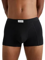 Majtki męskie - Tommy Hilfiger Bokserki Męskie 1P Trunk Czarne Um0Um02633 Bds M - miniaturka - grafika 1
