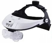 Mikroskopy i lupy - OKULARY PRECYZYJNE LUPA NAGŁOWNA LED PRO 81001-H - miniaturka - grafika 1