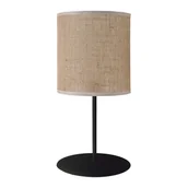 Lampy stojące - Stolikowa lampka Lamego 2030 Shilo tubka do jadalni abażur jutowy - miniaturka - grafika 1