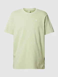 T-shirt z bawełny z detalem z logo - Koszulki męskie - miniaturka - grafika 1