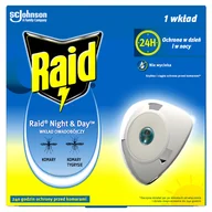 Problemy skórne - Raid Night & Day, wkład do elektrofumigatora owadobójczego, 1 sztuka - miniaturka - grafika 1