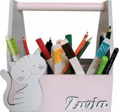 Przyborniki na biurko - Prowansalska Manufaktura Przybornik na kredki PK18 - miniaturka - grafika 1