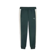 Spodnie męskie - Męskie Spodnie PUMA T7 ALWAYS ON TRACK PANTS DK CL 62958875 – Zielony - miniaturka - grafika 1
