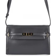 Torebki damskie - Elegancka Torebka Damska Listonoszka firmy Herisson 17R506 Szara - miniaturka - grafika 1