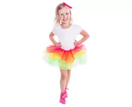 Stroje karnawałowe - GoDan Strój, Tęczowa balerina, 90-120 cm - miniaturka - grafika 1