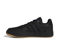 Trampki męskie - adidas Hoops 3.0, Trampki męskie, Czarny Biały Negbás Negbás Ftwbla, 43.5 EU - miniaturka - grafika 1