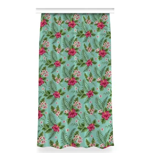 Zasłona z grafiką kolory do pokoju 150x280 Kwiaty, Fabricsy - Zasłony - miniaturka - grafika 1